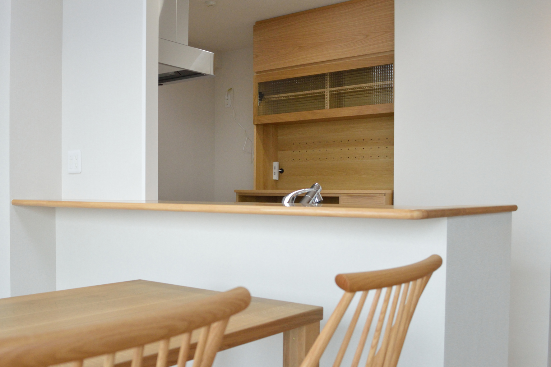 kitchen_board-checker_glass | 神戸の家具屋【cachito furniture】一枚板・オーダー家具・無垢材の ...