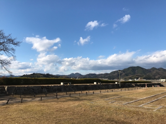 篠山城の空